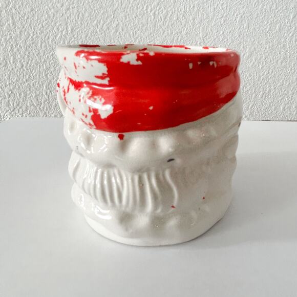 VINTAGE SANTA MUG from 1950's 3" NAPCOWARE CHRISTMAS x435/M HOLIDAYS - Picture 4 of 8